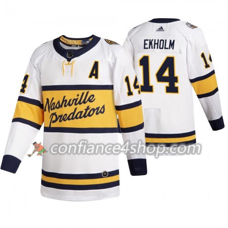 Adidas Maillot de Hockey Nashville Predators Mattias Ekholm 14 Adidas 2020 Winter Classic Authentic - Homme